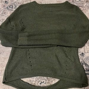 Green tank top cover up.